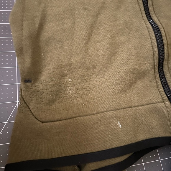 Nike Green Zip-Up Sweater with Stand-Up Collar - Picture 12 of 12